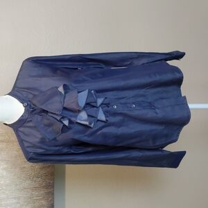 NWT Nanette Lepore Ruffle Button Down top